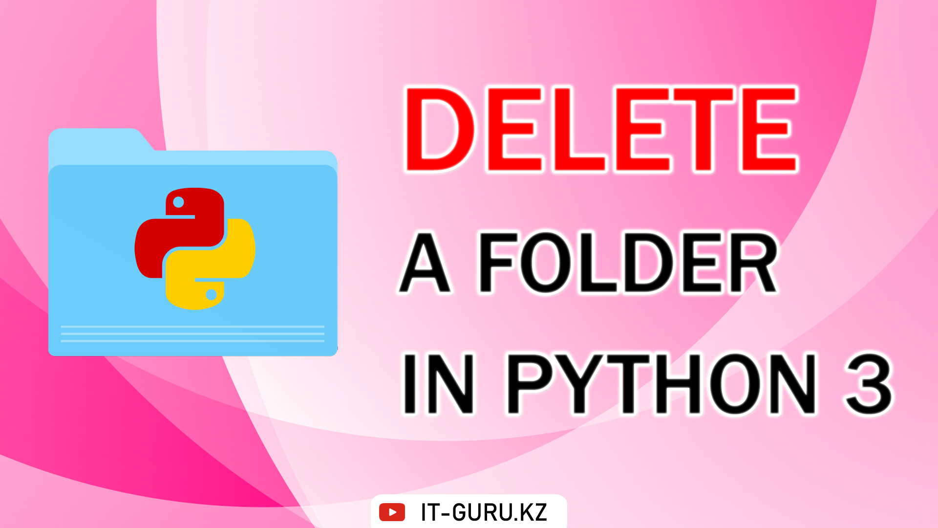How to delete a folder in Python