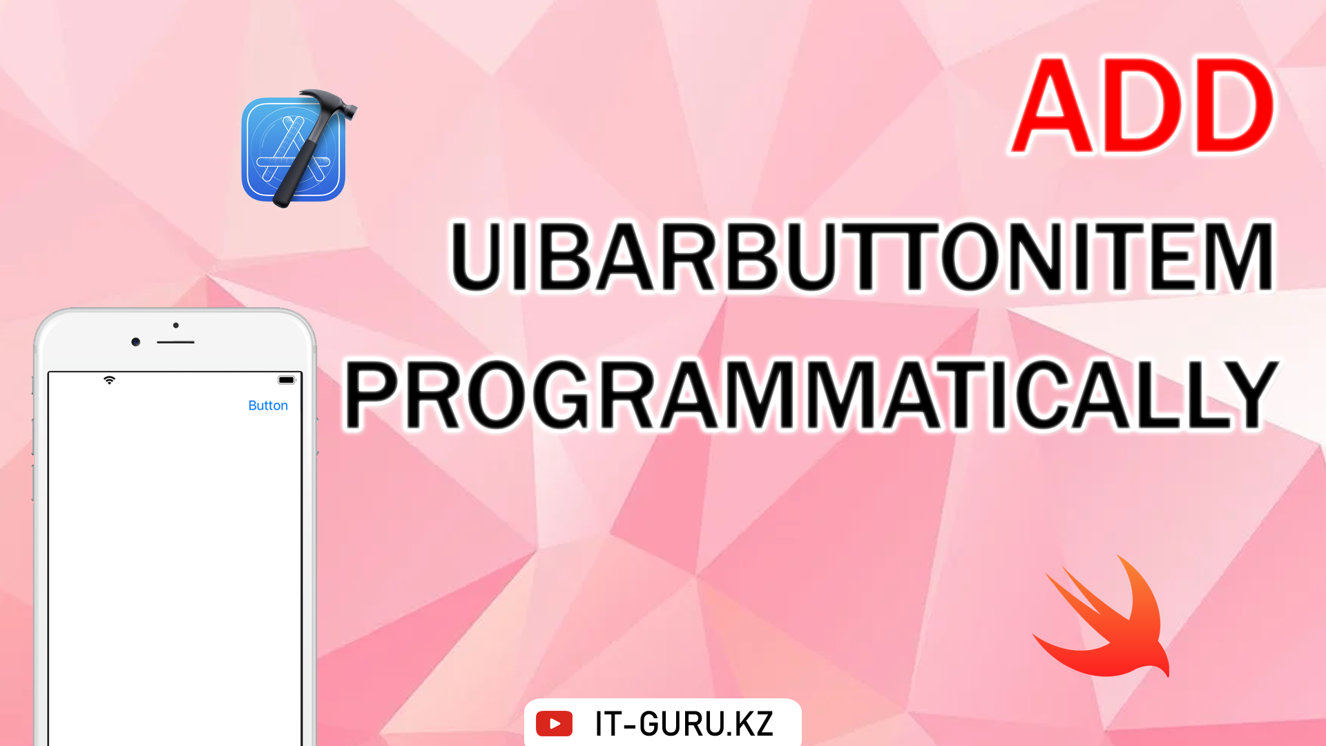 How to add UIBarButtonItem programmatically
